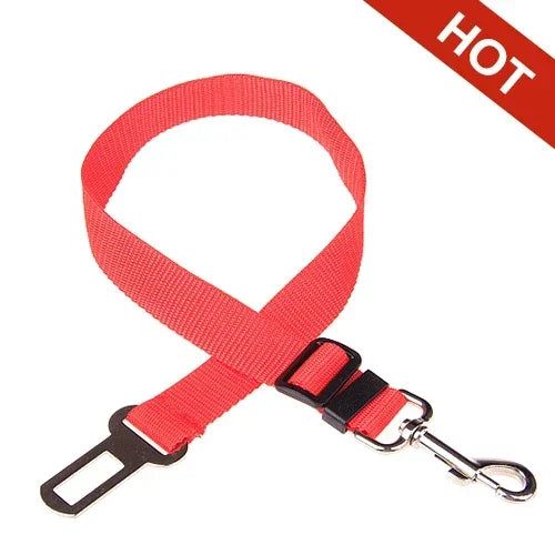 Adjustable Dog Car Seat Belt – Pet Safety Harness Clip for Dogs & Cats | Car Seat Belt for Pets