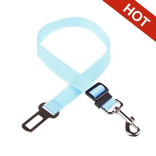 Adjustable Dog Car Seat Belt – Pet Safety Harness Clip for Dogs & Cats | Car Seat Belt for Pets