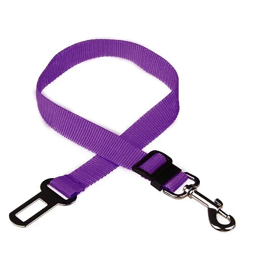 Adjustable Dog Car Seat Belt – Pet Safety Harness Clip for Dogs & Cats | Car Seat Belt for Pets