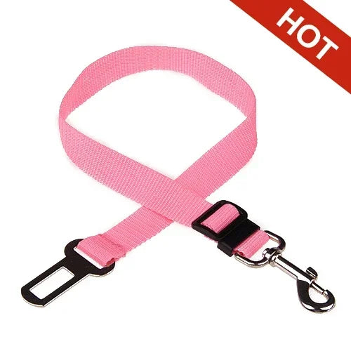 Adjustable Dog Car Seat Belt – Pet Safety Harness Clip for Dogs & Cats | Car Seat Belt for Pets